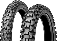 Nahaufnahme der Lauffläche Dunlop Geomax MX52 60/100-12 36 J Front TT NHS