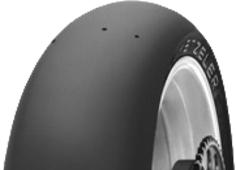 Nahaufnahme der Lauffläche Metzeler Racetec RR SLICK 200/60 R17 Rear TL NHS K2 Medium