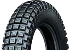 Nahaufnahme der Lauffläche Michelin TRIAL COMPETITION 4.00 R18 64 L Rear TL M/C X11