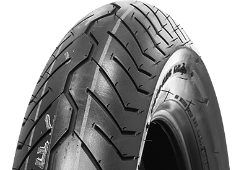 Nahaufnahme der Lauffläche Bridgestone G 721 130/90 B16 67 H Front TL M/C E