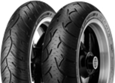 Nahaufnahme der Lauffläche Metzeler FeelFree Wintec 120/70 R14 55 H Front TL M/C M+S