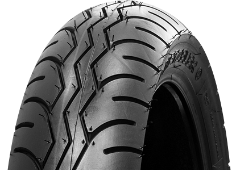 Nahaufnahme der Lauffläche Metzeler Lasertec 130/80V18 (66 V) Rear TL M/C