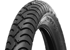 Nahaufnahme der Lauffläche Metzeler ME 22 3.00-17 50 P Front/Rear TT M/C RF