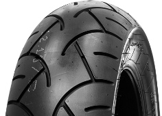 Nahaufnahme der Lauffläche Metzeler ME 880 Marathon 160/80 B16 75 H Rear TL M/C