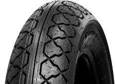 Nahaufnahme der Lauffläche Metzeler Perfect ME 77 4.60-16 59 S Rear TL