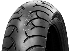 Nahaufnahme der Lauffläche Metzeler Roadtec Z6 160/70ZR17 73 W Rear TL M/C
