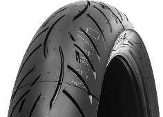 Nahaufnahme der Lauffläche Metzeler Roadtec Z8 Interact 140/70ZR18 (67 W) Rear TL M/C M