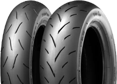 Nahaufnahme der Lauffläche Dunlop TT93 GP 100/90-12 49 J Front TL