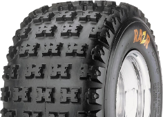 Nahaufnahme der Lauffläche Maxxis M932 Razr MX 18x10-8 22 J E