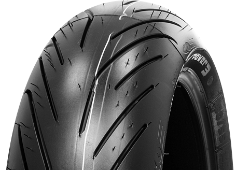 Nahaufnahme der Lauffläche Michelin Pilot Power 3 240/45ZR17 (82 W) Rear TL M/C
