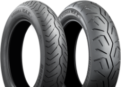 Nahaufnahme der Lauffläche Bridgestone Exedra Max 150/80 B16 71 H Rear TT M/C